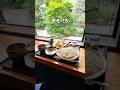 住宅街の中にある蔵造りのお店の庭園観ながら食べる絶品天せいろ🤤