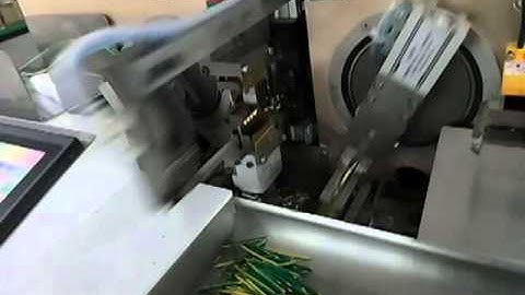 fully auto double cable cut strip crimp tinning machine