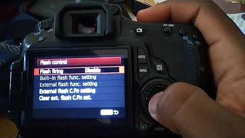 How to disable/enable camera flash on canon eos 50d/60d/70d/80d/90d