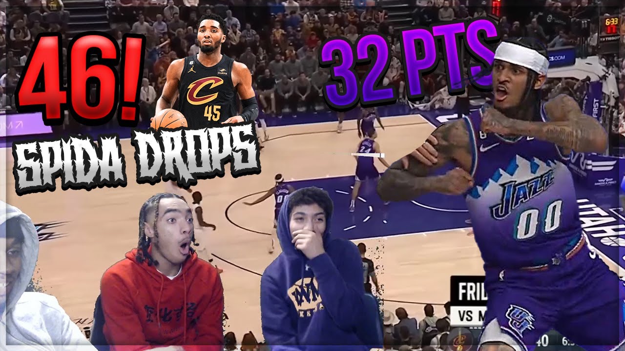 DONOVAN MITCHELL DROPS 46 IN HIS RETURN TO UTAH! REACTING TO CAVS VS JAZZ FULL GAME HIGHLIGHTS!