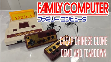 Cheap Chinese Famicom Clone - Teardown and Demo - IT