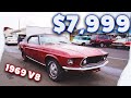 FOR SALE $7,999 1969 Ford Mustang V8 5.0L | Full Walkthrough