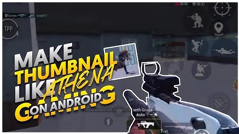 make thumbnail like ATHENA GAMING on android | ps cc tutorial athena gaming thumbnail tutorial
