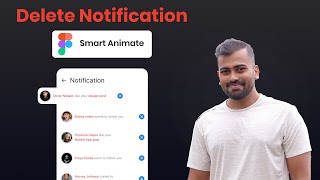 Delete Notification Animation | UI Animation | Figma Micro Interaction | Smart Animate