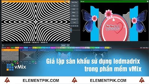 Giả Lập Sân Khấu Sử Dụng Led-madrix Trong Phần Mềm vMix [ElementPik.com]