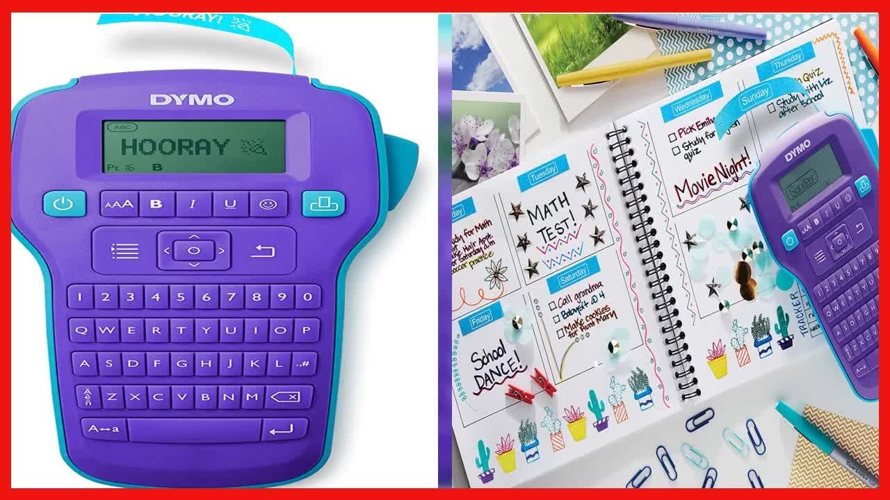 DYMO COLORPOP Color Label Maker, Handheld, Purple YouTube