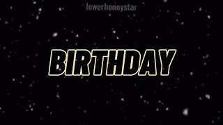 Birthday Audio For Edit