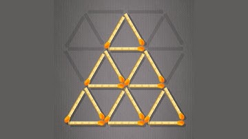 Remove 5 Matches To Get 5 Triangles | All Equal | Joy Math #shorts