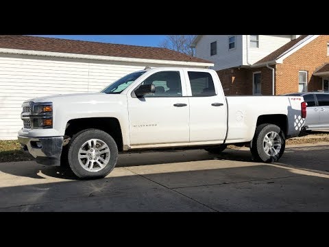 2014 Silverado 1500 Leveling Kit Install! - YouTube