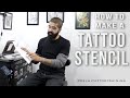 HOW TO MAKE A TATTOO STENCIL | N.A TATTOO STUDIO | DELHI TATTOO TRAINING | STENCIL PRINTER