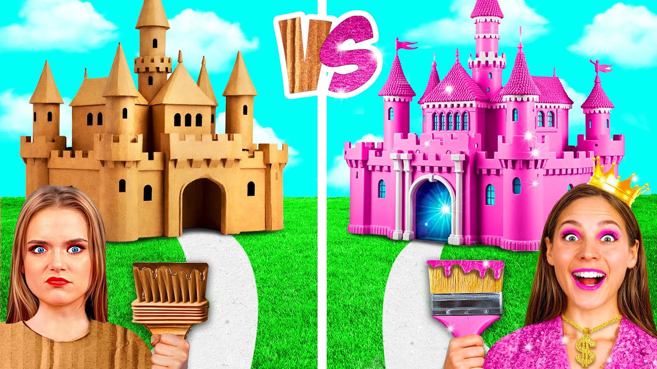 Домики Одного Цвета Бедная vs Богатая vs Ультра Богатая | Смешные Cитуации от Crazy DO