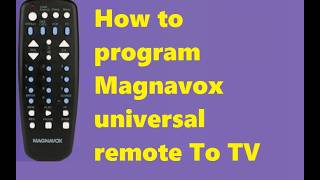 How to Program a Magnavox Universal Remote to TV screenshot 3