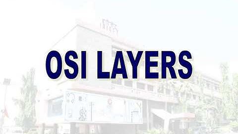 OSI model basics (IRISET)