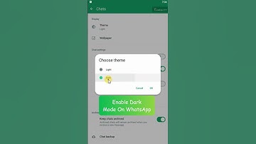 How to Enable Dark Mode On WhatsApp | #whatsapp