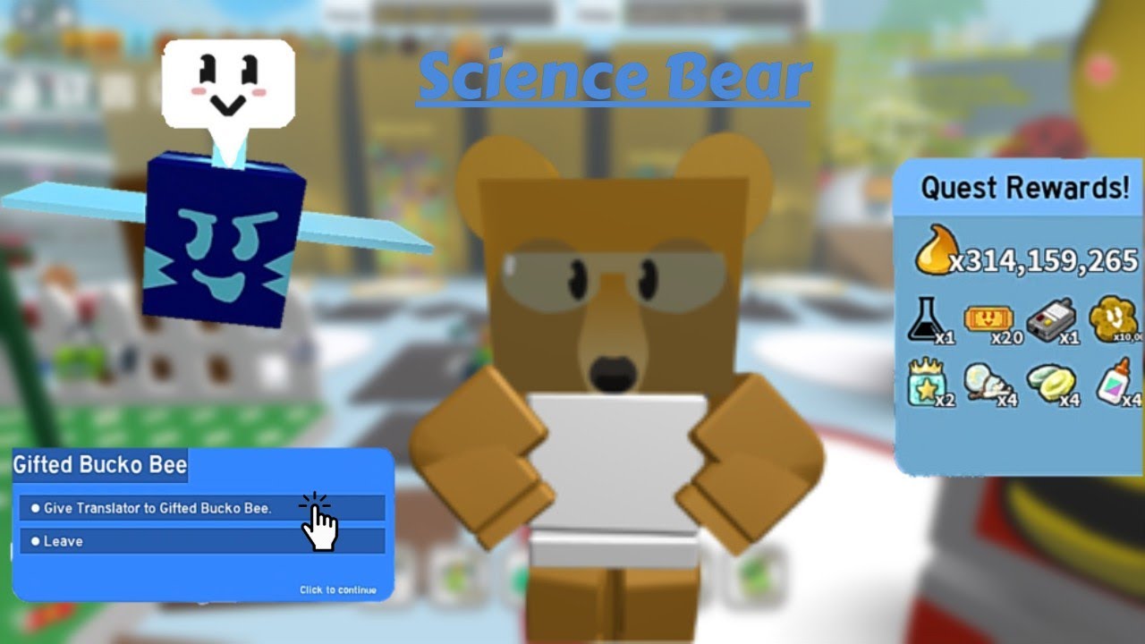 completing-science-bear-s-last-quest-bee-swarm-simulator-roblox-youtube