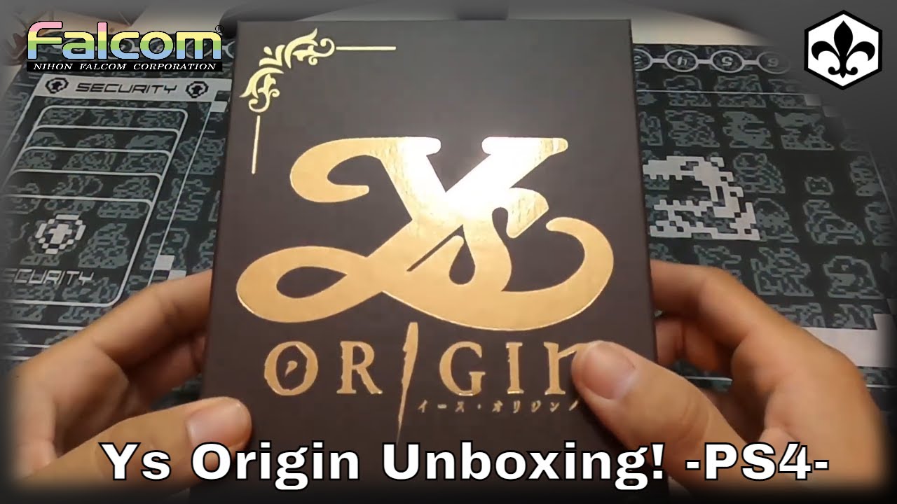 Ys Origin Collector's Edition Unboxing! -PS4- [Nihon Falcom]
