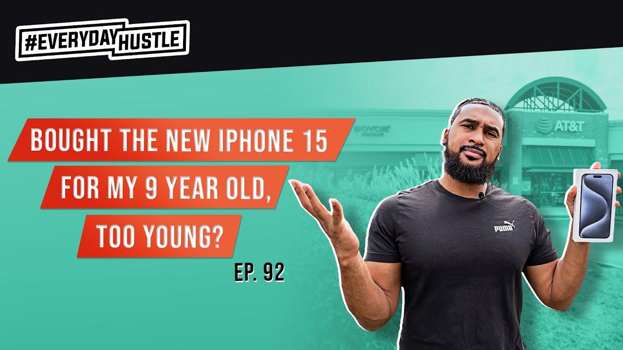 BOUGHT THE NEW iPHONE 15 FOR MY 9YEAROLD, TOO YOUNG? EP. 92 YouTube