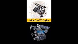 Inline 6 engines Vs V6 Engines. #automobile #engine #engineblock #mechaniclife