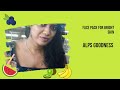 Sandal wood , multani mitti , neem , turmeric face pack from alps goodness