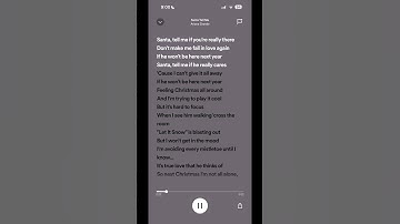 Thumbnail of SANTA TELL ME - Ariana Grande #christmas #lyrics #songlyrics #music #song #spotify #arianagrande