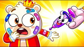 Time For a Shot 😿 | Funny Kids Songs | 🐻 Bearee Nursery Rhymes