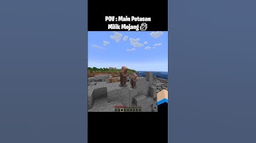 Thumbnail of Main Bareng Villager! #minecraft #shorts #funny