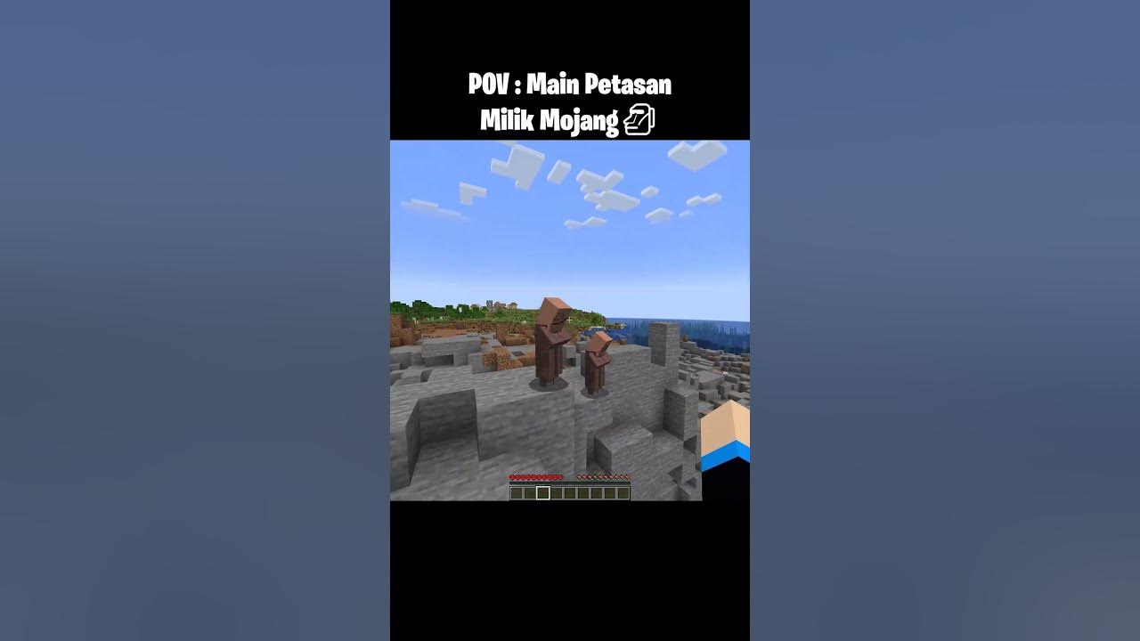 Main Bareng Villager! #minecraft #shorts #funny
