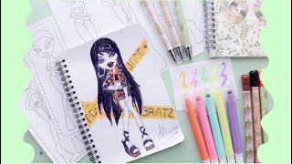 Como Dibujar a las Bratz paso a paso
