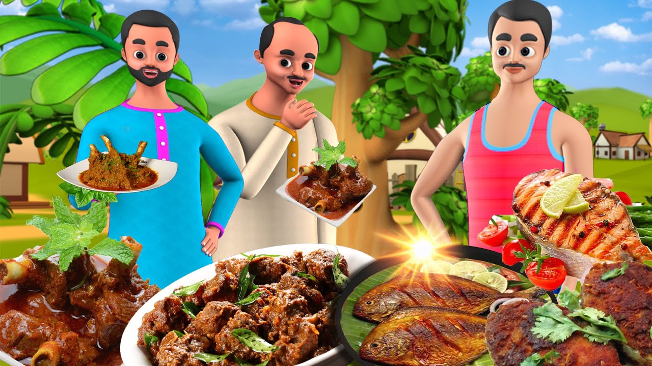 మటన్ మరియు చేపల వ్యాపారి గొడవ Telugu Story | Mutton & Fish Seller's Fight తెలుగు కథ Maa Maa TV Video