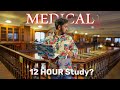 Studying 12 hours for my medical exams vlog