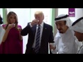 King salman trump and melania sample traditional saudi dates and coffee