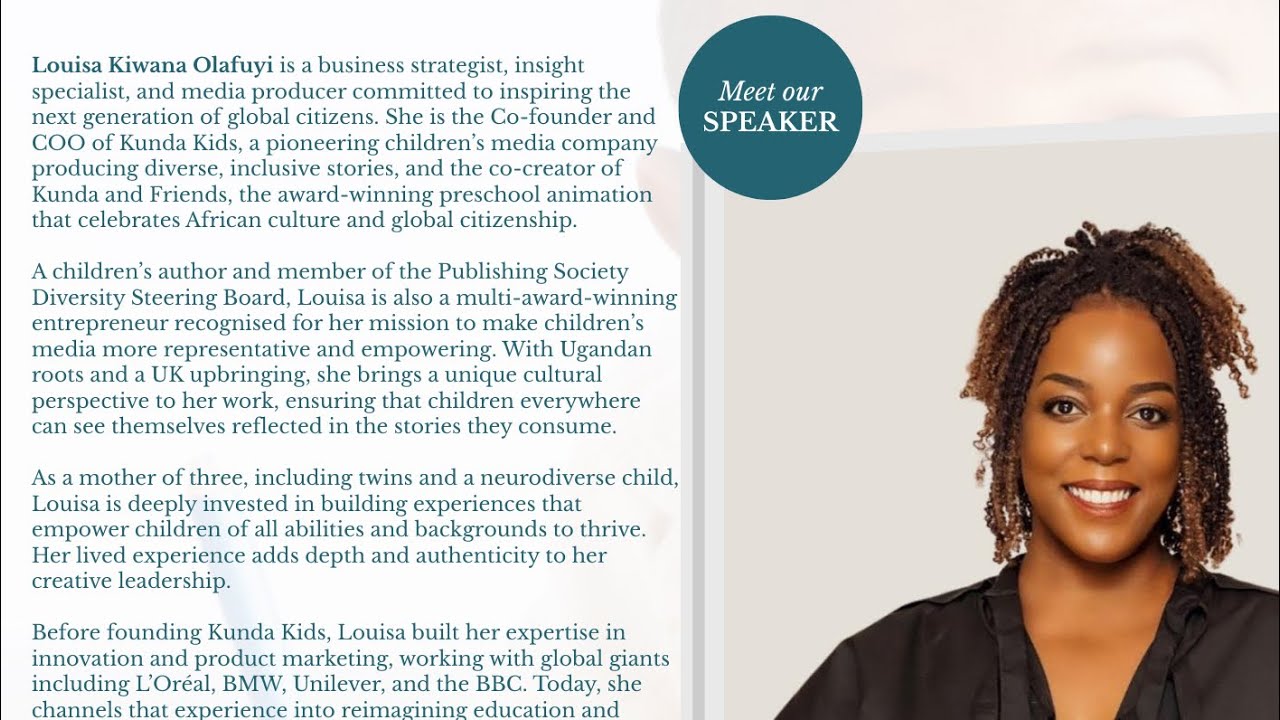 The Child in African Literature: Interview with Louisa Kiwana-Olafuyi of Kunda Kids