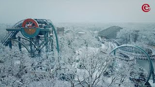 Dronevlucht Efteling in de sneeuw ❄️ - Efteling