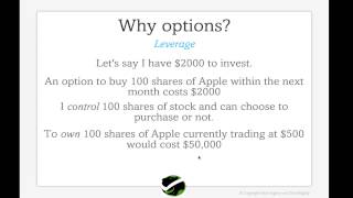 Options 101 - Part 2: Why Trade Options?