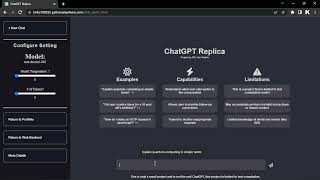 ChatGPT Replica Python Project