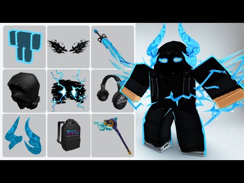 12 FREE BLACK AND BLUE ITEMS ROBLOX! NEW [2023]