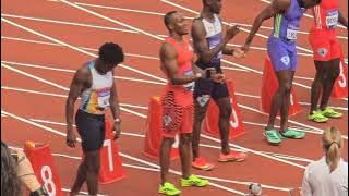 Watch Jamaica's Oblique Seville 9.86(-6)beat USA's Noah Lyles to win's the men's 100m London #london
