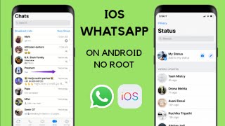 How To Get IOS Whatsapp On Android | How To Get iPhone Whatsapp On Android | Get IOS Style Whatsapp screenshot 2