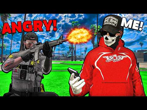 Rage Baiting Cops On GTA RP!