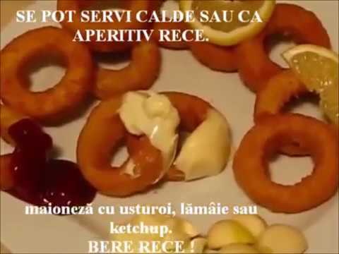 Reteta Inele De Calamar Pane Fructe De Mare Congelate Youtube