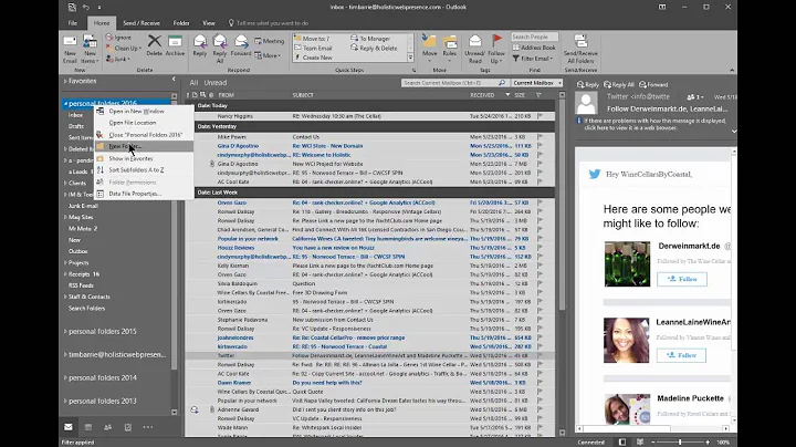 Outlook IMAP Managing Emails Storage OST v PST Files