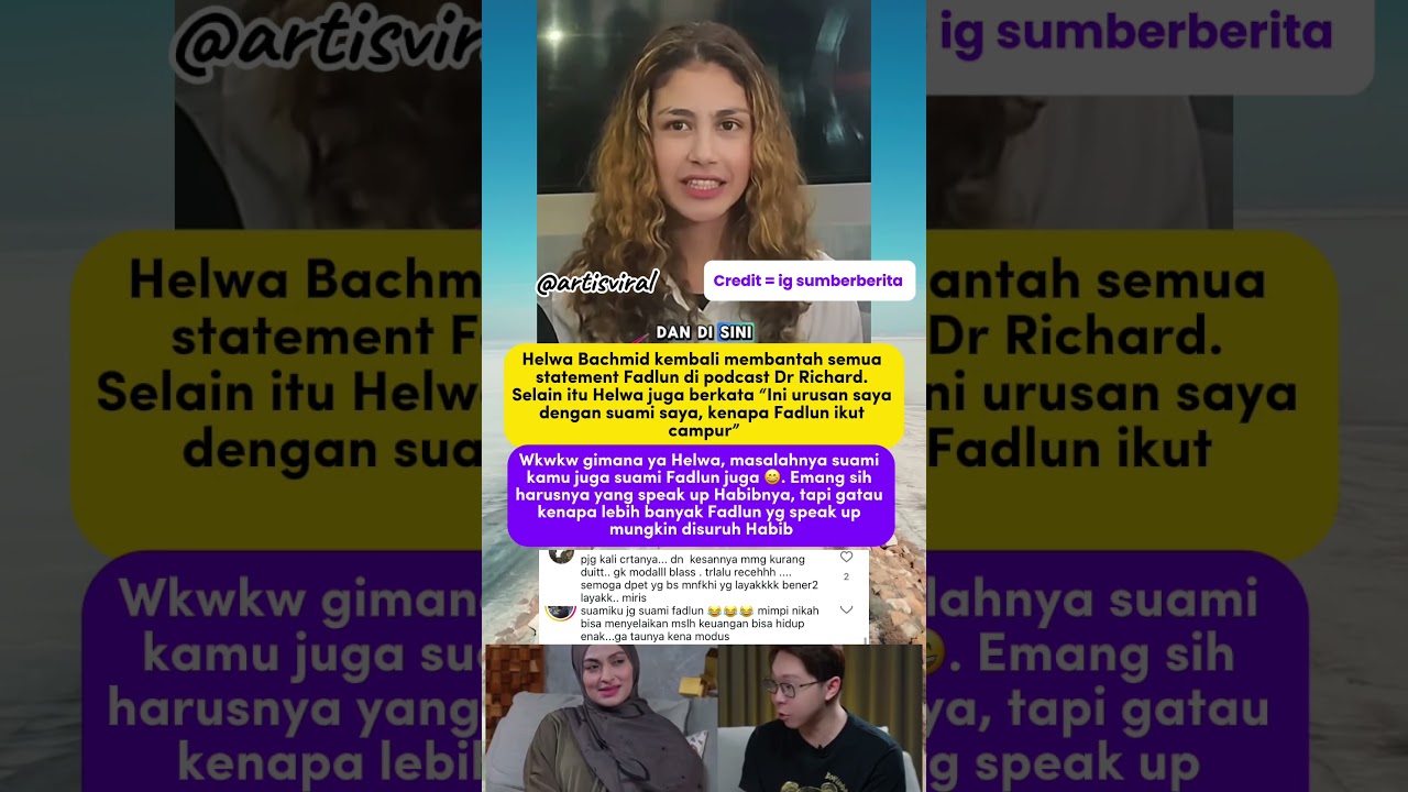 Helwa Bachmid bantah seluruh statement Fadlun si podcast dr Richard 