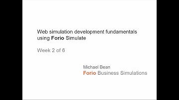 Building Simulations with Forio Simulate - Webinar (2 of 6)