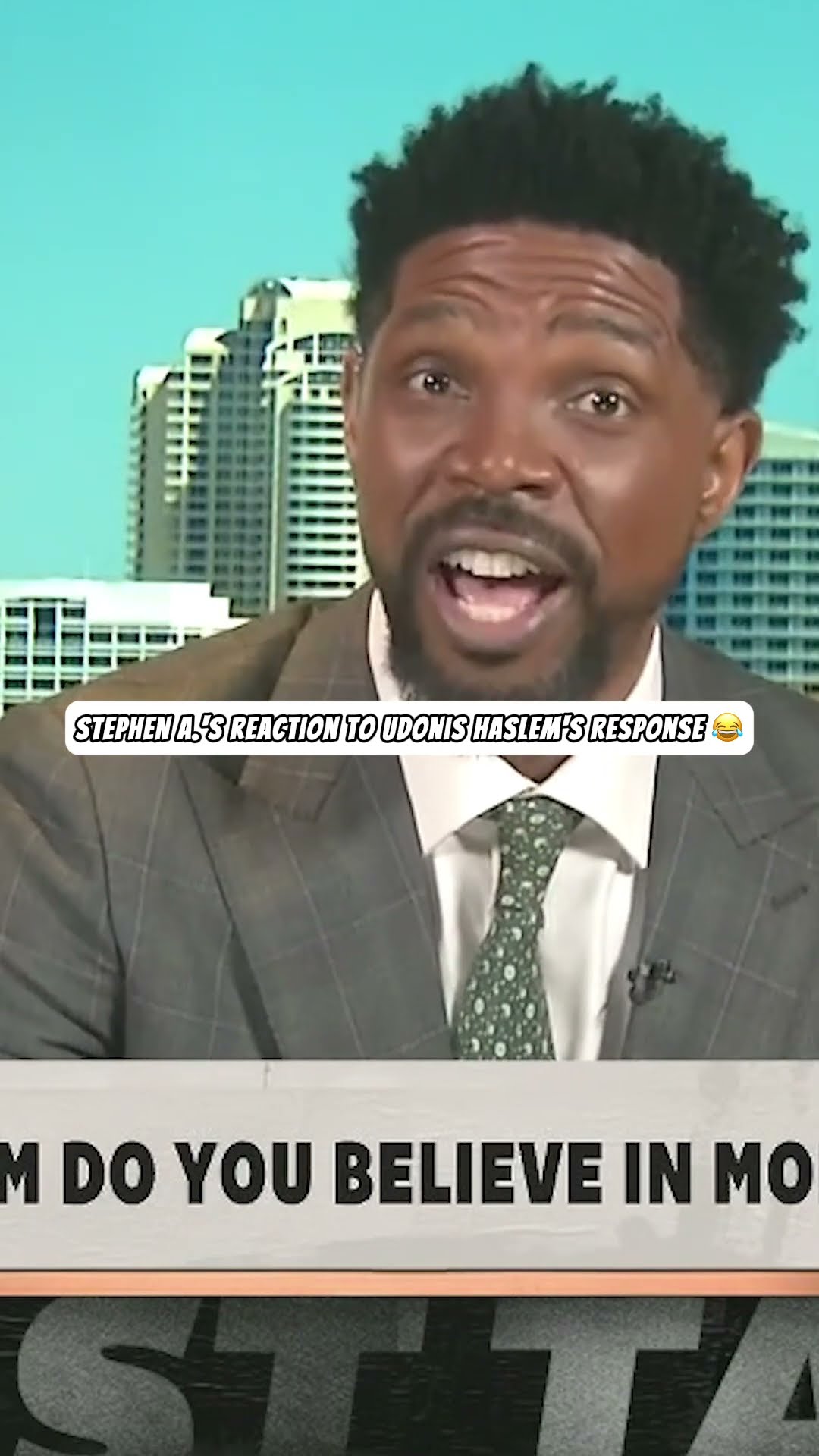 Stephen A. was loving Udonis Haslem's answer ??