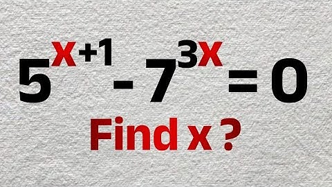 ONLY 5% Can Solve This Very Tricky Exponential Equation | Can You Find x? - Math Olympiads 