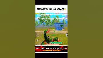 Scorpion monster power 4.2 update😱 #bgmi #pubgmobile #shorts