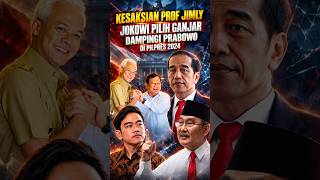 KESAKSIAN PROF JIMLY❗️BUKAN GIBRAN, SEBENARNYA JOKOWI PILIH GANJAR DAMPINGI PRABOWO PILPRES 2024🔥