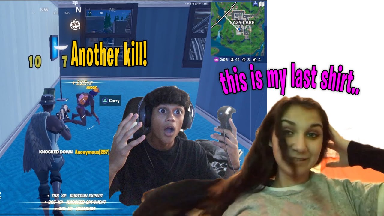 1 Kill Girl Takes Off 1 Piece Of Clothing 18 Youtube Girls Taking There Close Off In Fortnite Girls Taking There Close Off In Fortnite 1 Kill Girl Takes Off 1 Piece Of Clothing 18 Youtube