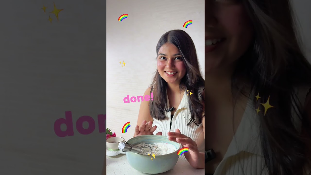 viral dot cake- easy and eggless!🌈(recipe in the description box)
