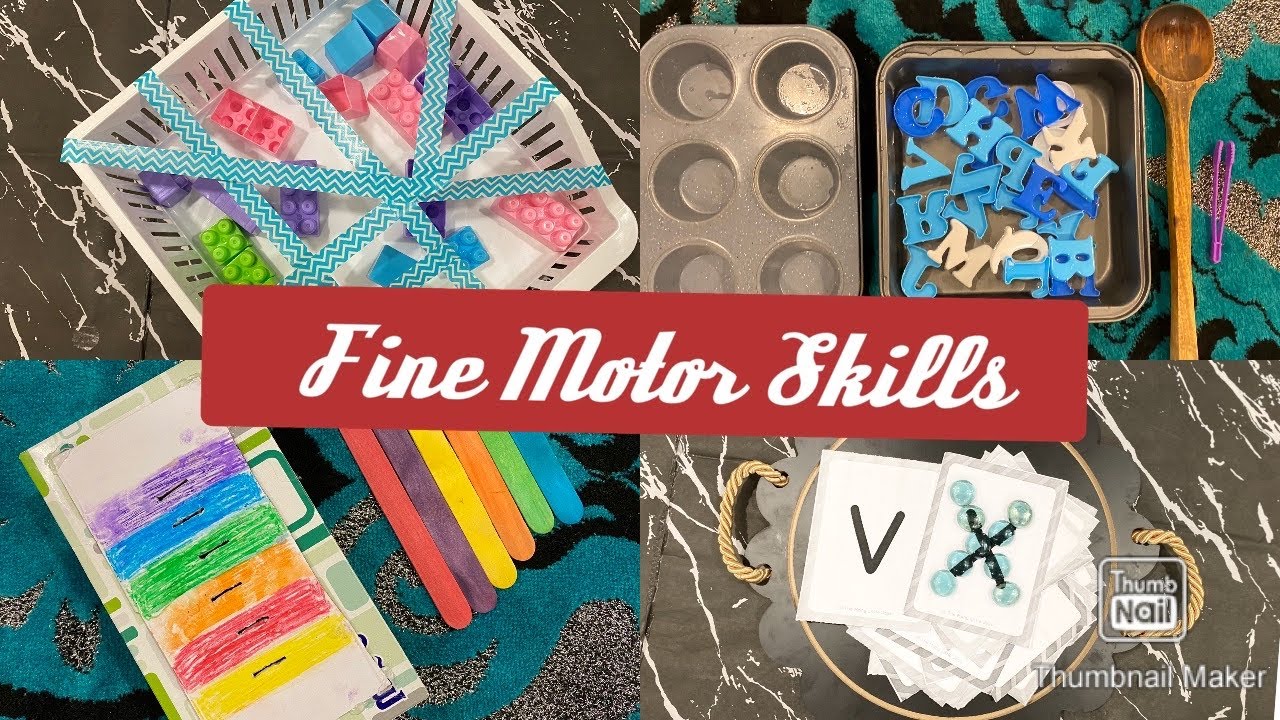 FINE MOTOR SKILLS AT HOME | EASY TODDLER DIY ACTIVITIES | How to ...